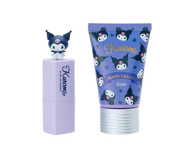 Kuromi Lip Balm & Hand Cream Set (Heart) Beauty and Care, Hype Sugoi Mart