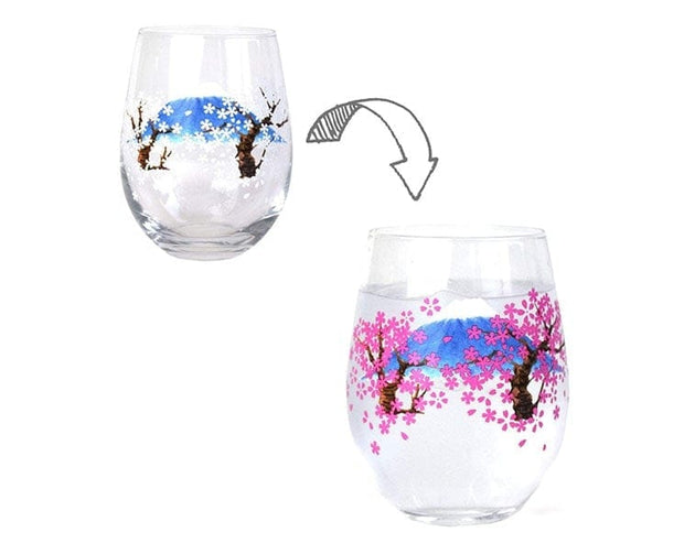 Sakura x Mt. Fuji Glass Home Sugoi Mart