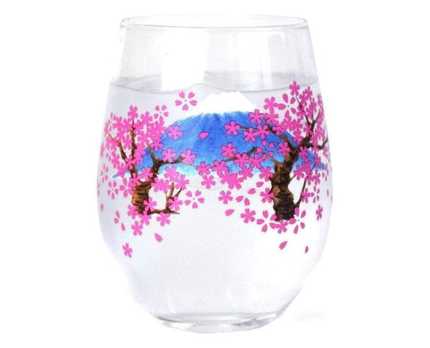 Sakura x Mt. Fuji Glass Home Sugoi Mart