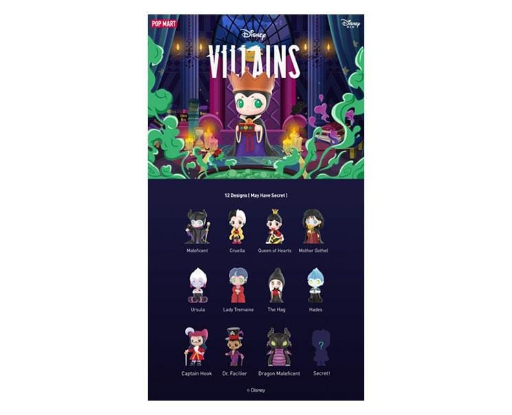Pop Mart Disney Villains Blind Box