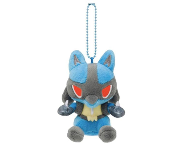 Pokemon Dolls: Lucario Plush Keychain Anime & Brands Sugoi Mart
