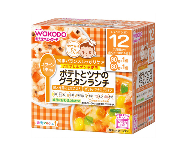 Wakodo Kids Potato and Tuna Gratin Lunch Food & Drinks Japan Crate Store