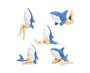 Beautiful Legs Shark Gachapon Anime & Brands Sugoi Mart thumbnail 2