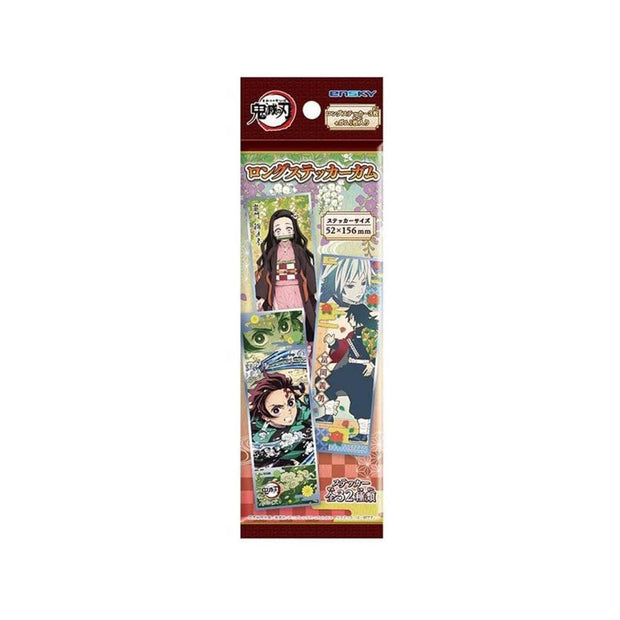 Demon Slayer: Kimetsu no Yaiba Gum and Long Sticker Pack Candy and Snacks Sugoi Mart