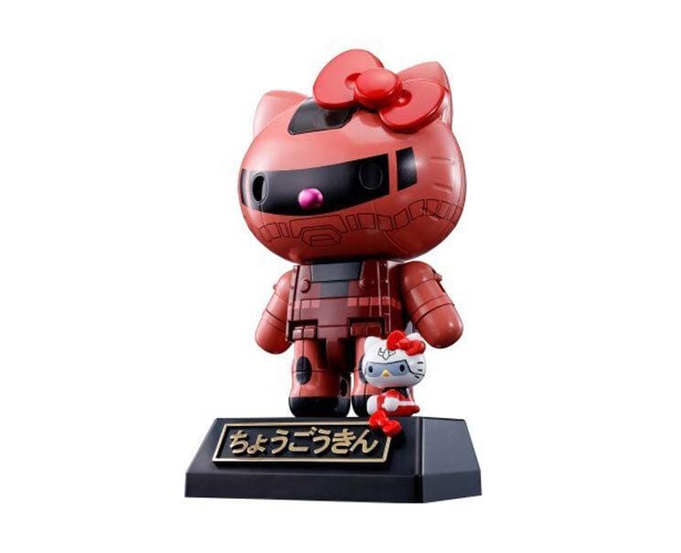 Red Chogokin Hello Kitty x Gundam figure
