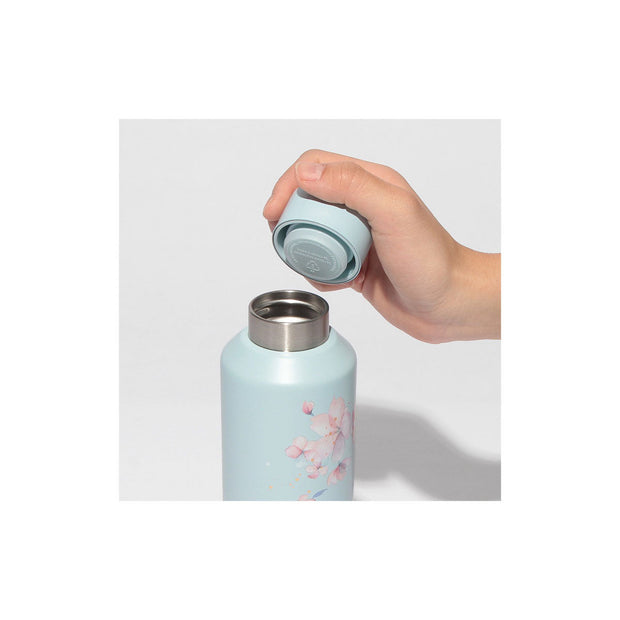 Starbucks Sakura 2025 Stainless Gradient Bottle: Pale Blue