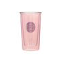 Starbucks Japan Sakura 2025 Double Wall Glass: Pale Pink thumbnail 2