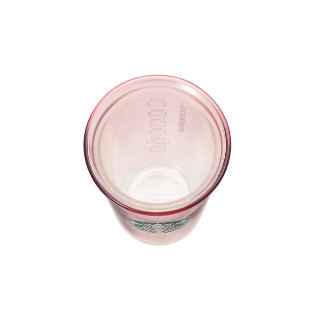 Starbucks Japan Sakura 2025 Double Wall Glass: Pale Pink