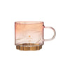 Starbucks Reserve Sakura 2025 Gold Bottom Handle Glass Mug