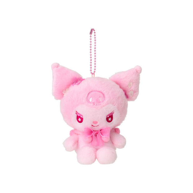 Sanrio Japan Sakura 2025 Mascot Plush Keychain: Kuromi