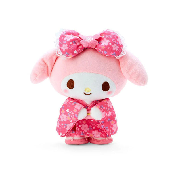 Sanrio Japan Sakura 2025 Kimono Plush Toy: My Melody