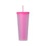 Starbucks Spring 2025 Logo Cold Cup Tumbler: Neon Pink thumbnail 2