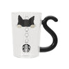 Starbucks Halloween 2025 Heat-Resistant Cat Glass Mug