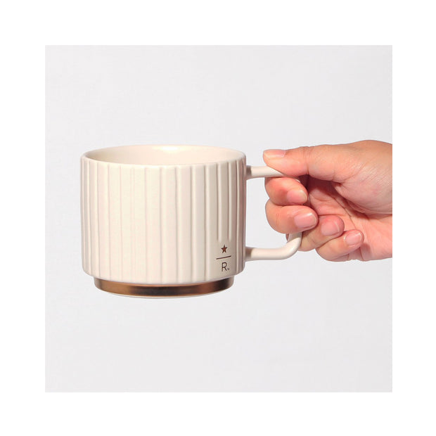 Starbucks Reserve 2025 Striped Mug: White