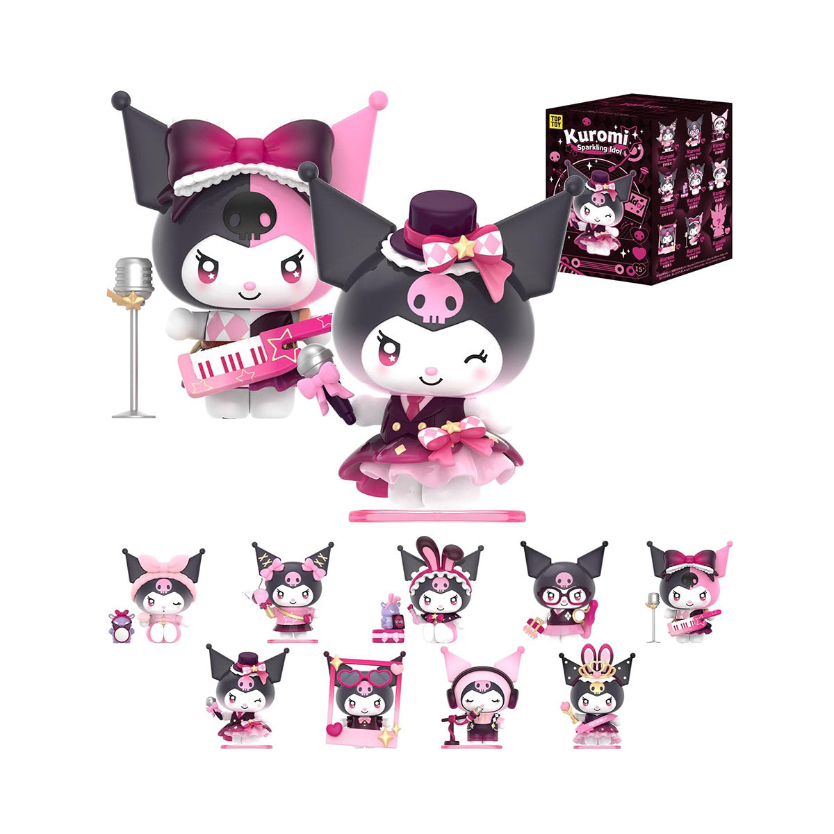 Top Toy Sanrio Kuromi Glitter Idol Blind Box: Single