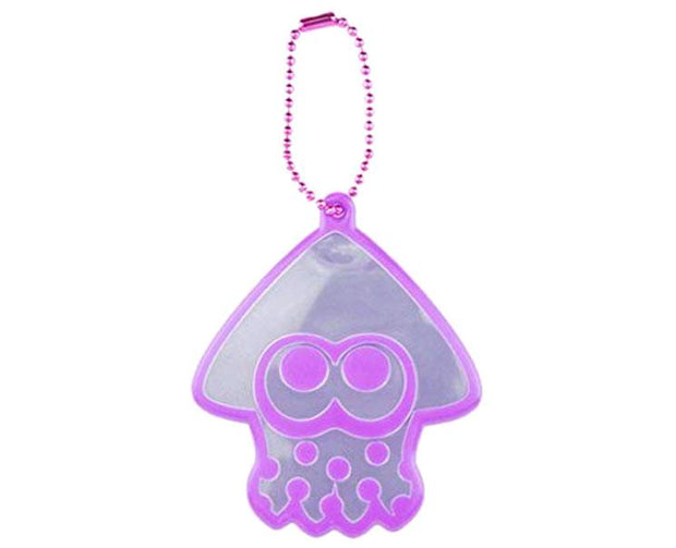 Splatoon 2 Inkling Reflector Keychain (Neon Purple) Anime & Brands Sugoi Mart