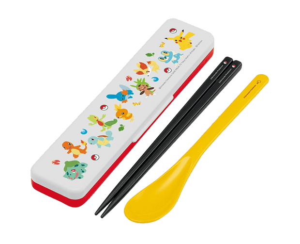 Pokemon Chopsticks, Spoon, and Case Set Home Japan Crate Store