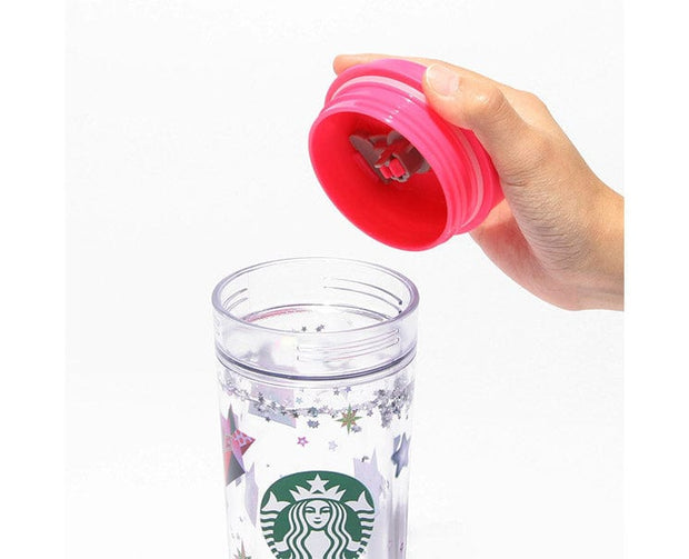Starbucks Japan Holiday 2023 Liquid Glitter Tumbler