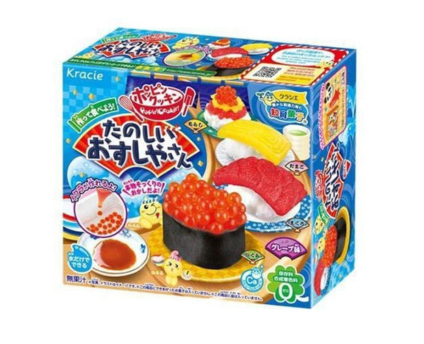 Popin' Cookin' Fun Sushi Kit Candy and Snacks Kracie