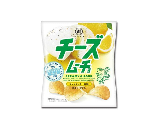 Cheese Mucho Potato Chips; Creamy and Sour Flavor Candy and Snacks Sugoi Mart