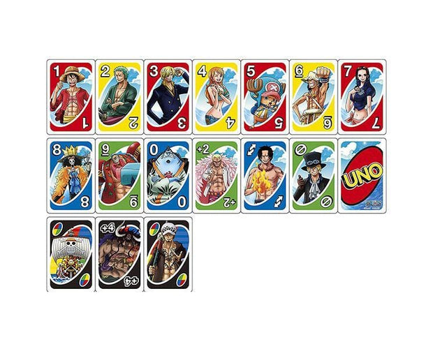 one piece uno card game Mattel Games One Piece UNO / Onepiece
