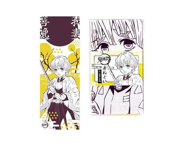 Demon Slayer Tenugui Towel: Zenitsu Anime & Brands Sugoi Mart