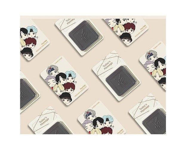 BTS Message Chocolate White Box Candy and Snacks Sugoi Mart