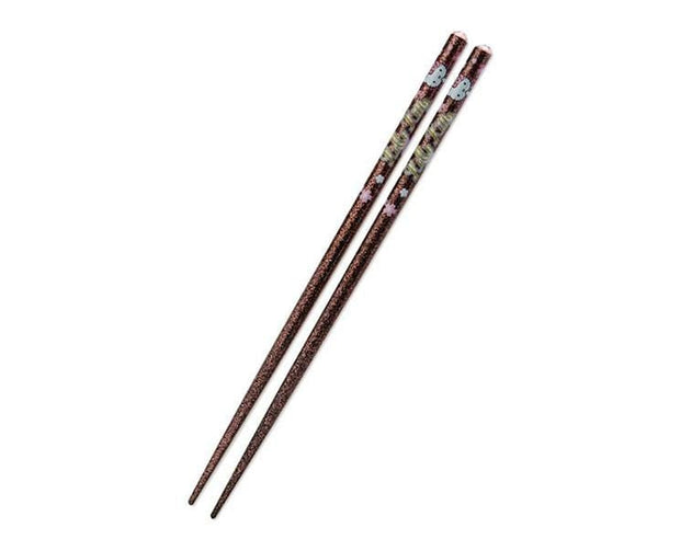 Hello Kitty Shiny Black Chopsticks Home Sugoi Mart