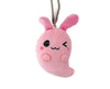 Ghost Plush Keychain (Pink Bunny) Anime & Brands Sugoi Mart