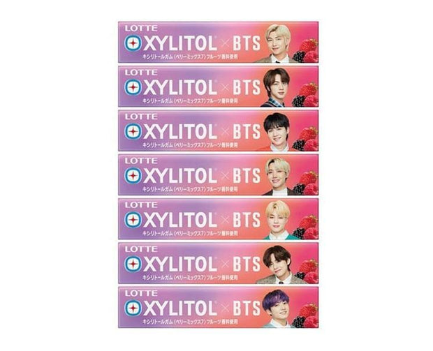 Lotte BTS Gum: Mixed Berries Flavor Candy and Snacks Sugoi Mart