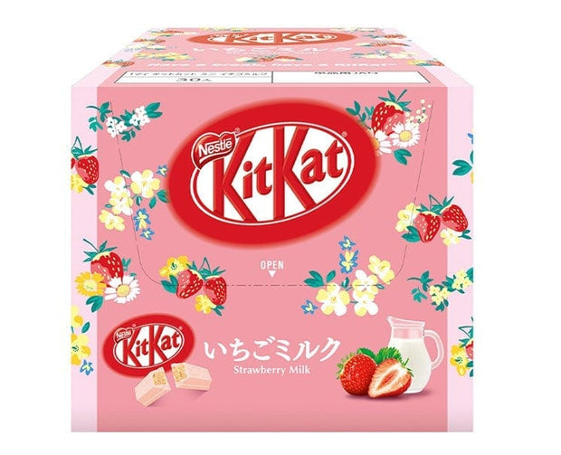 Kit Kat: Strawberry Milk Flavor Box Candy & Snacks Sugoi Mart