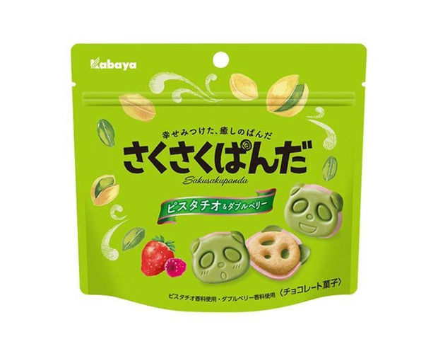 Saku Saku Panda: Pistachio and Double Berry Candy and Snacks Sugoi Mart
