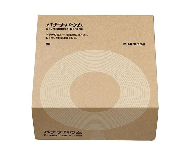Muji Banana Baumkuchen Candy and Snacks Sugoi Mart