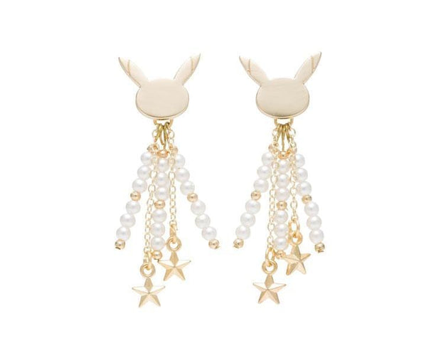 Pokemon Accessories: Pikachu Pearl Earrings Anime & Brands Sugoi Mart