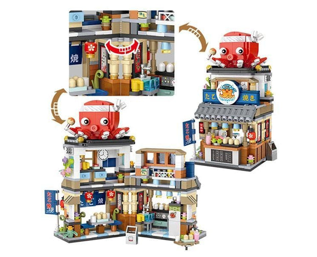 Takoyaki Store Mini Blocks Toys and Games Sugoi Mart