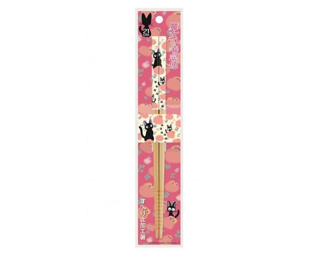 Ghibli Chopsticks Kiki's Delivery Service Jiji (Pink) Home Sugoi Mart