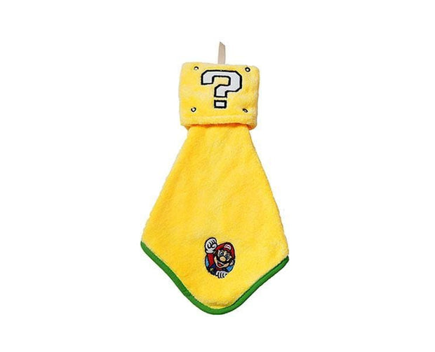 Super Mario ? Block Hanging Hand Towel Home Sugoi Mart
