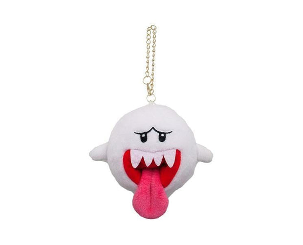 Super Mario Keychain Plushie: Boo Anime & Brands Sugoi Mart