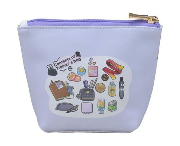 Pokemon Trainer's Bag Contents: Pouch (Purple) Home Sugoi Mart