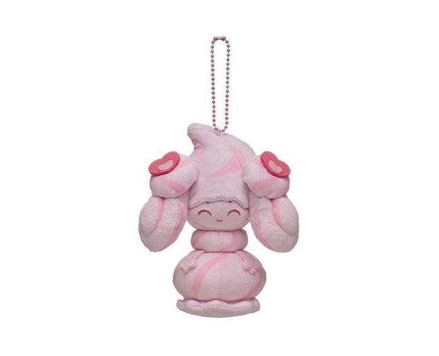 Pokemon Alcremie Plush Keychain: Milky Ruby Anime & Brands Sugoi Mart