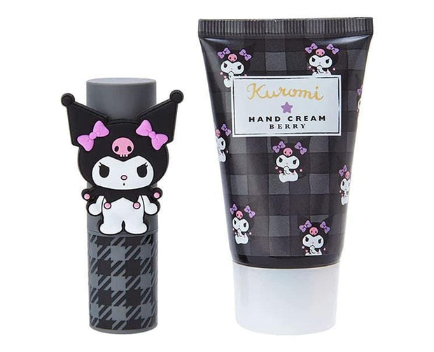 Kuromi Lip Balm & Hand Cream Berry Set Beauty and Care, Hype Sugoi Mart   