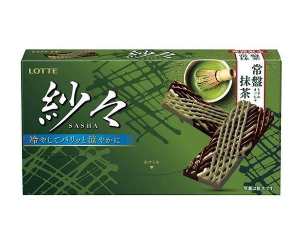 Lotte Sasha Tokiwa Matcha Candy and Snacks Sugoi Mart
