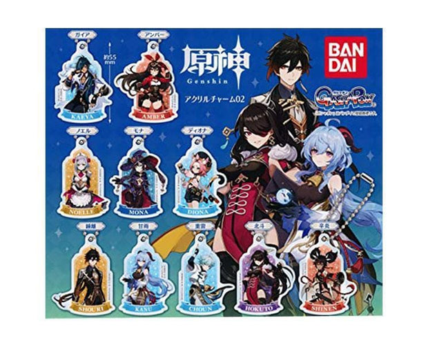 Genshin Impact Acrylic Gachapon Anime & Brands Sugoi Mart