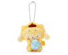 Sanrio Dinosaur: Pompompurin Plush Keychain Anime & Brands Sugoi Mart