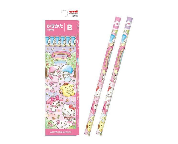 Sanrio Hexagonal Pencil (Set of 12) Home Sugoi Mart