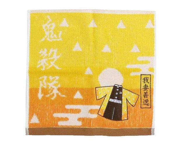 Demon Slayer Mini Towel: Zenitsu Home Sugoi Mart