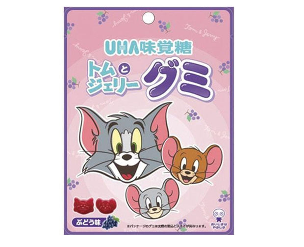 UHA Kogumi Tom & Jerry Grape Gummy Candy and Snacks Sugoi Mart
