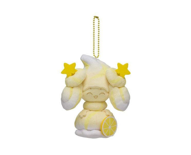 Pokemon Alcremie Plush Keychain: Milky Lemon Anime & Brands Sugoi Mart