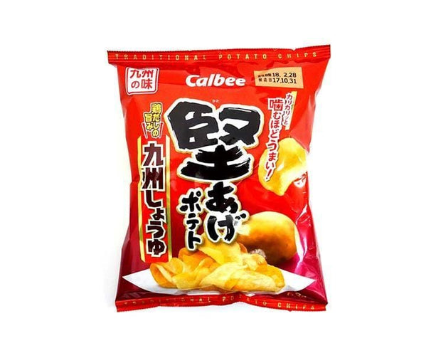 Kataage Kyushu Soy Sauce Potato Chips Candy and Snacks Sugoi Mart