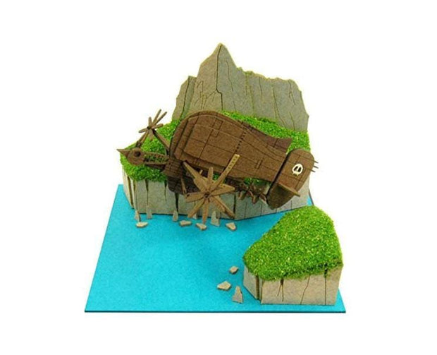 Ghibli DIY Paper Craft: Castle in the Sky (Mini Tiger Moth) Anime & Brands Sugoi Mart